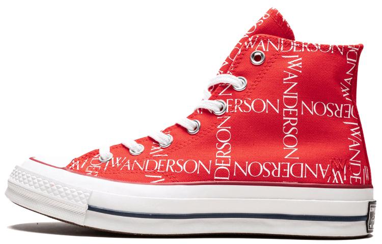 Converse Chuck Taylor All Star 70 Hi Grid Jw Anderson Red
