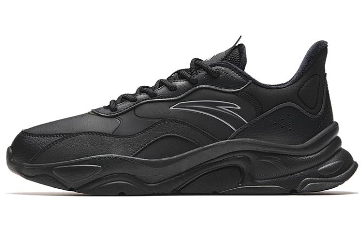 Anta Little Millennium Wear-Resistant Low-Top Casual Shoes Men's Black