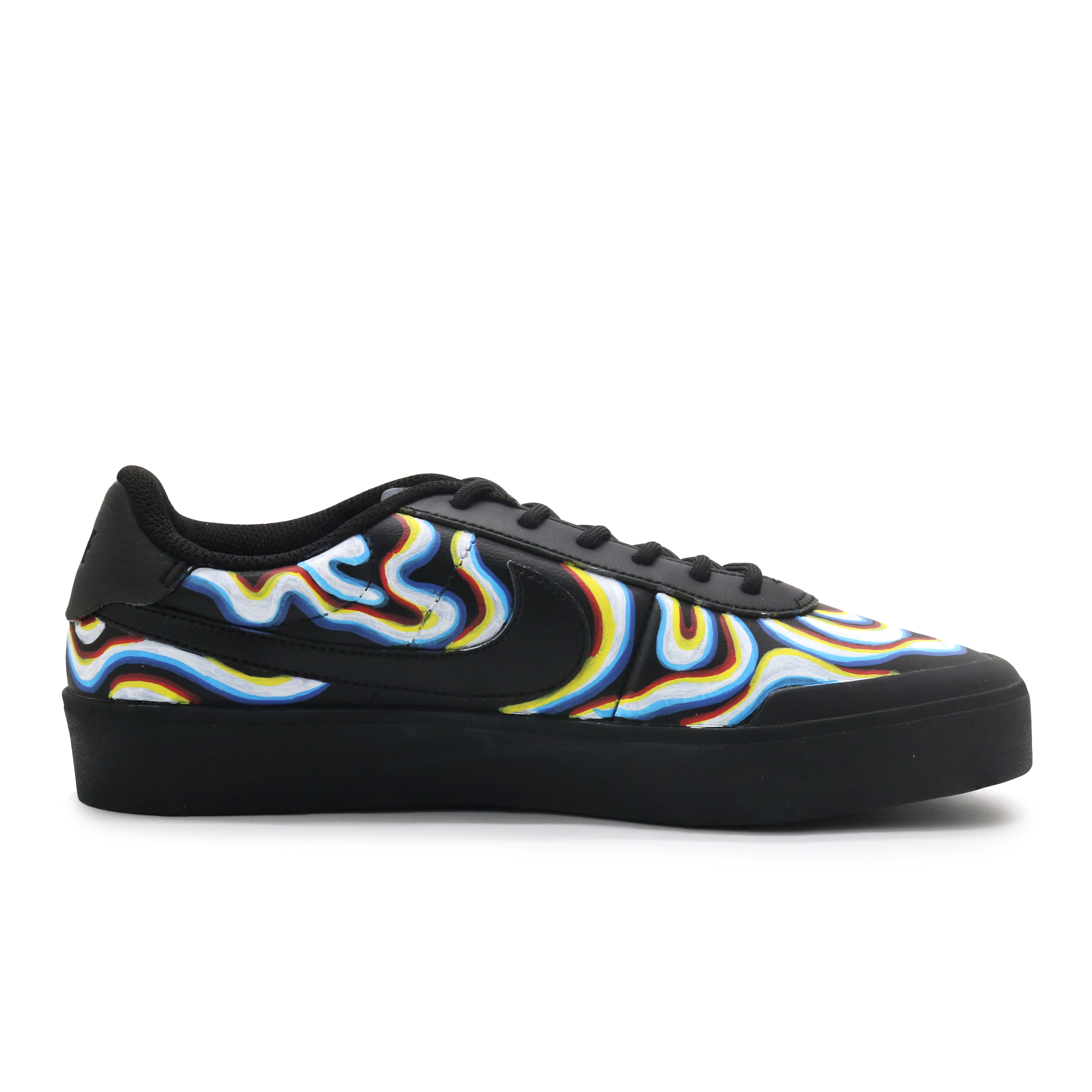 Nike Court Shot Skateboard Shoes Men's Low top Black White купить в интернет-магазине Yoocart с быстрой доставкой по России.