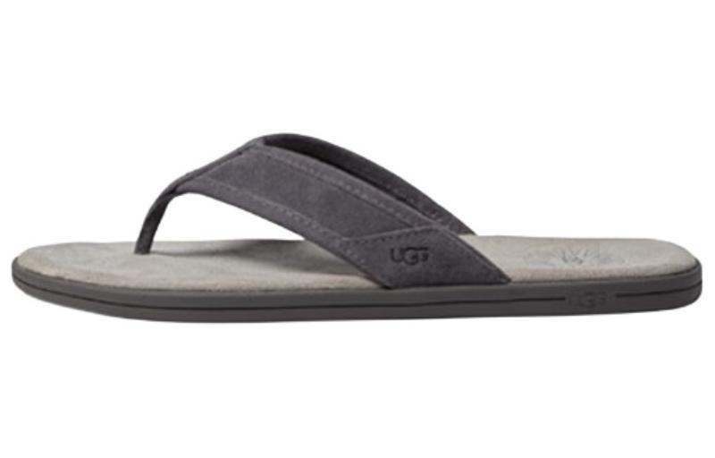 UGG Seaside Suede Flip Flop 'Dark Grey'
