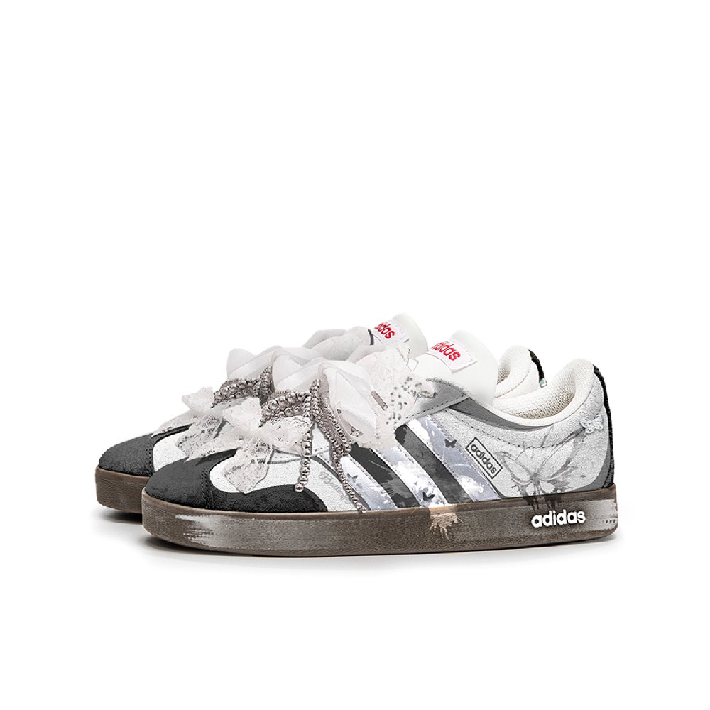 Adidas Neo VL Court 2.0 Skateboard Shoes Unisex Low Top Gray/Brown