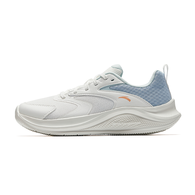 Anta Running Collection Cushioning, Wear Resistant Low Top Casual Running Shoes Women's White Blue