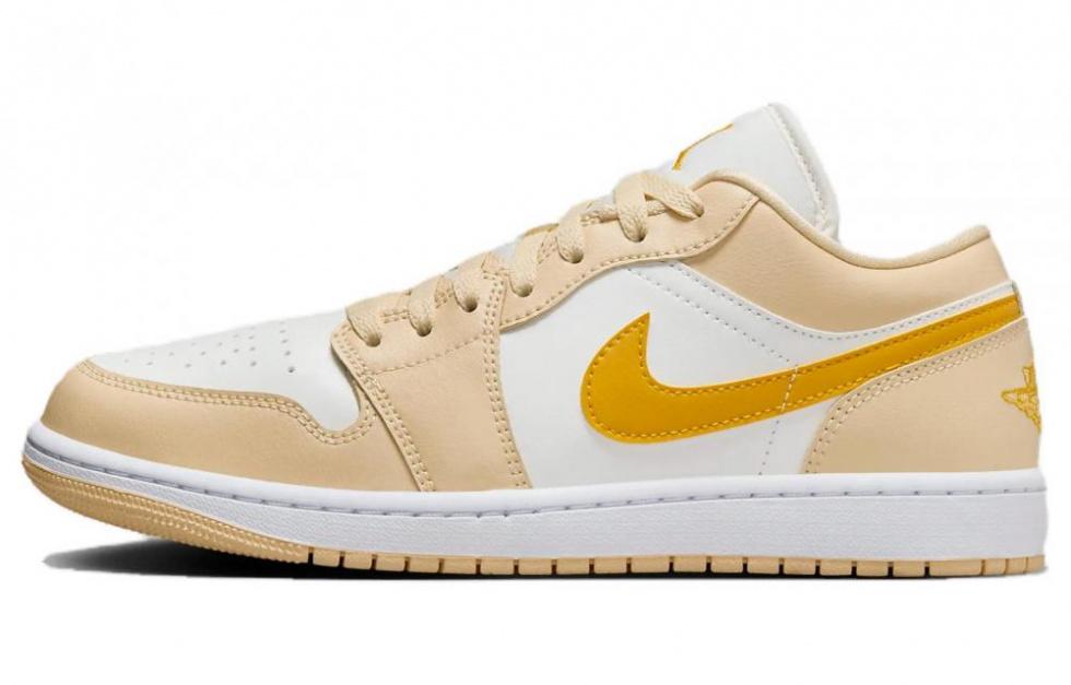 Jordan 1 Low Sail Yellow Ochre Women's