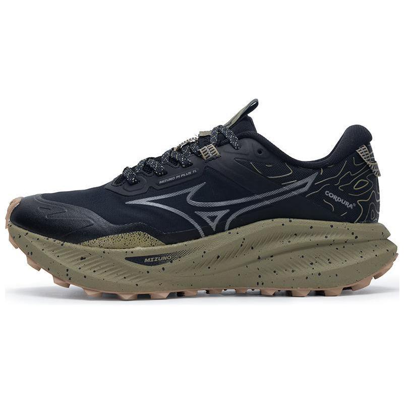 Mizuno Wave Solar V2 Chunky Sneakers Men Low-Top Black Gold/White Yellow