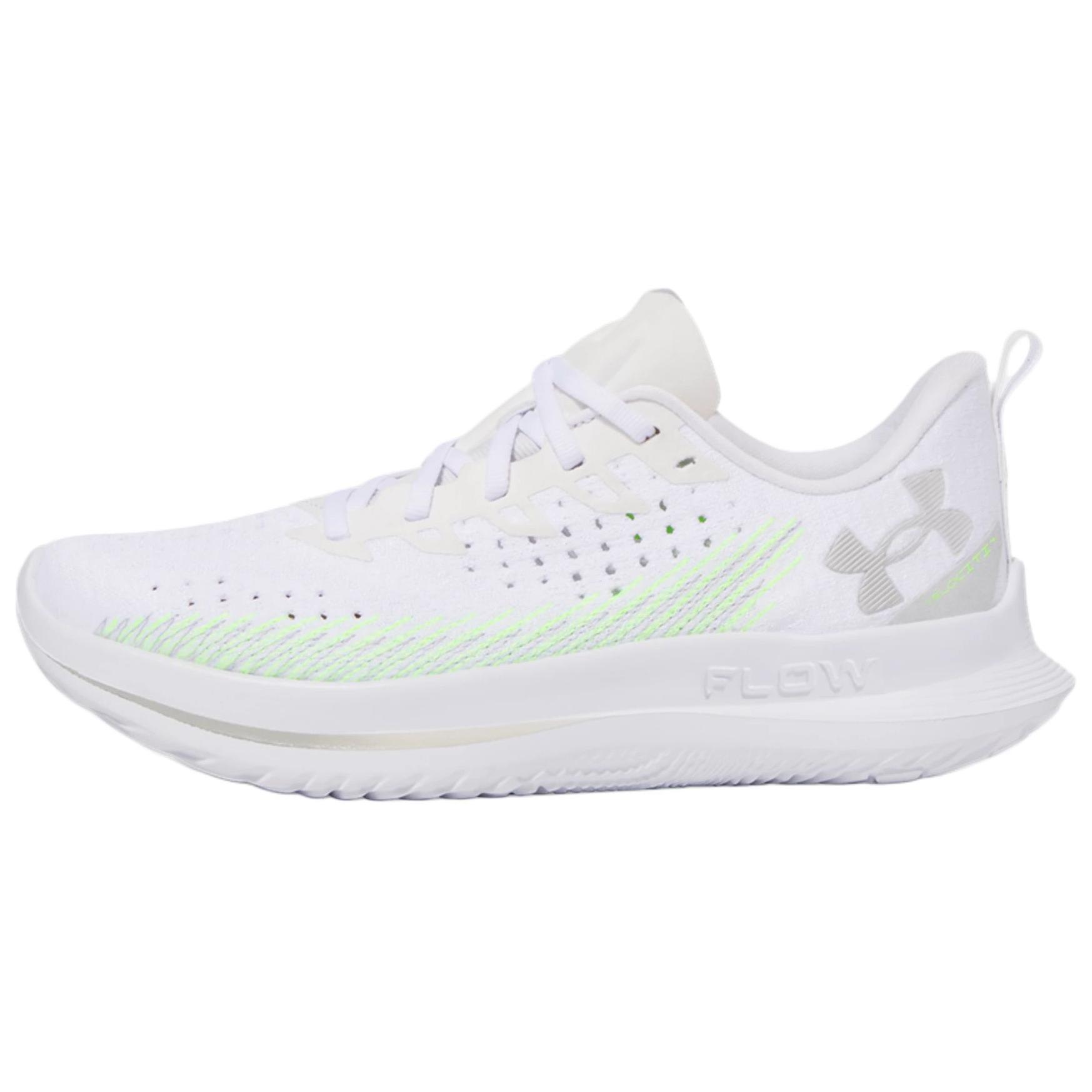 Under Armour Velociti 4 Slip Resistant, Breathable, Lightweight Rebound Low Top Running Shoes Women's White