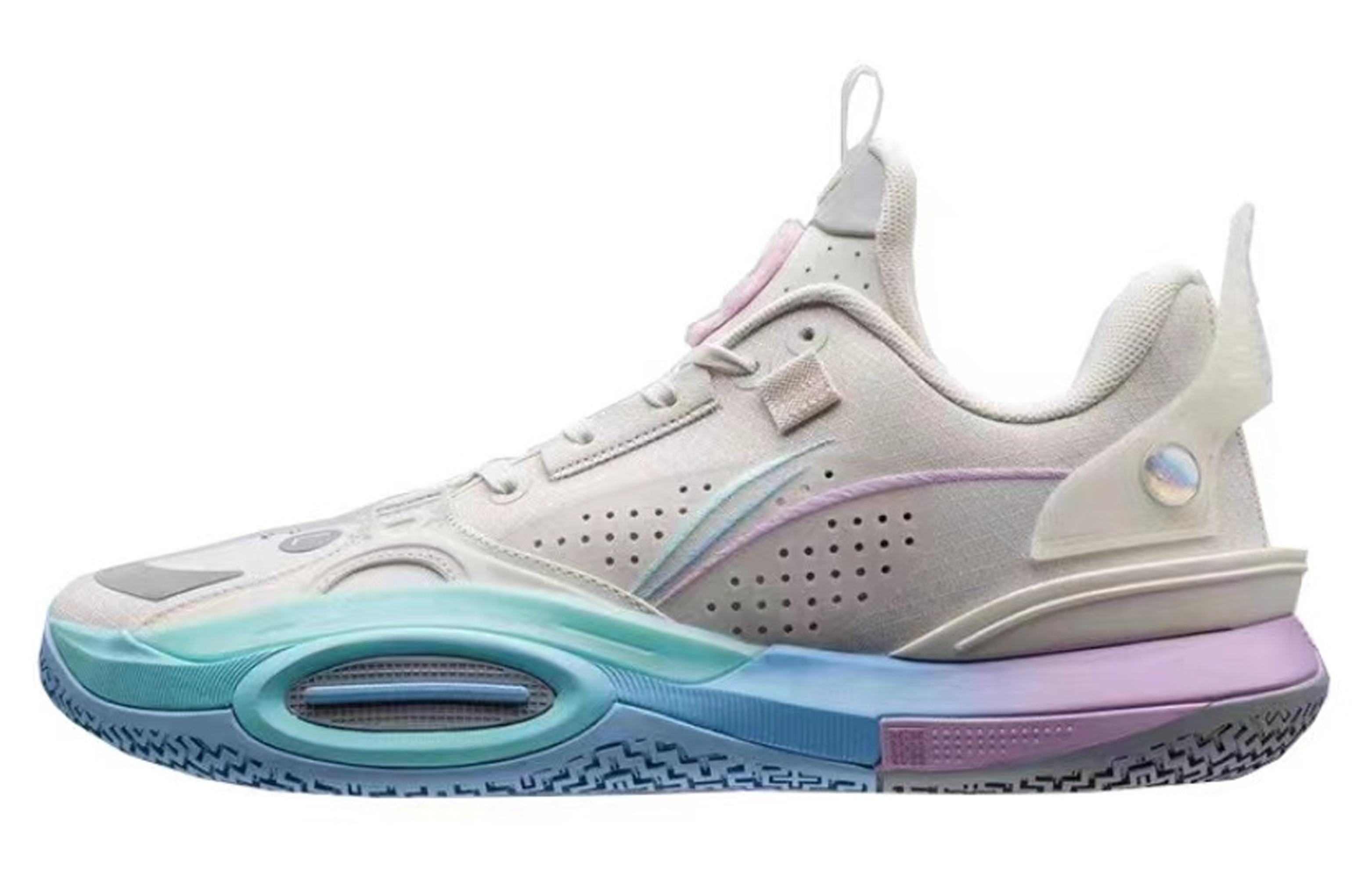 LiNing All City 10 Low-Top Basketball Shoes Men's Pink Purple