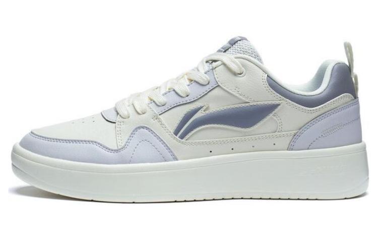 LiNing Line 2.0 At The Beginning Durable Breathable Low-Top Skateboard Shoes Men's White Gray