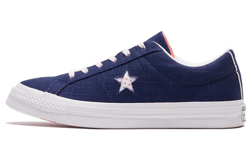Converse One Star Ox Canvas Shoe Blue/White
