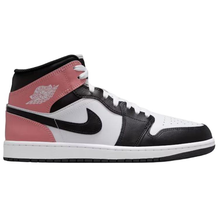 Jordan 1 Mid White Rust Pink Black