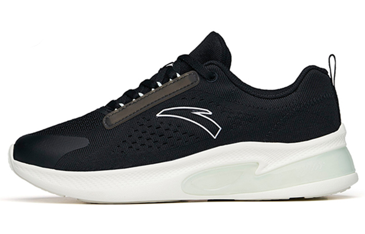 Anta Running Collection Cushioning Anti-Slip Wear-Resistant Breathability Low-Top Running Shoes Women's Black Green