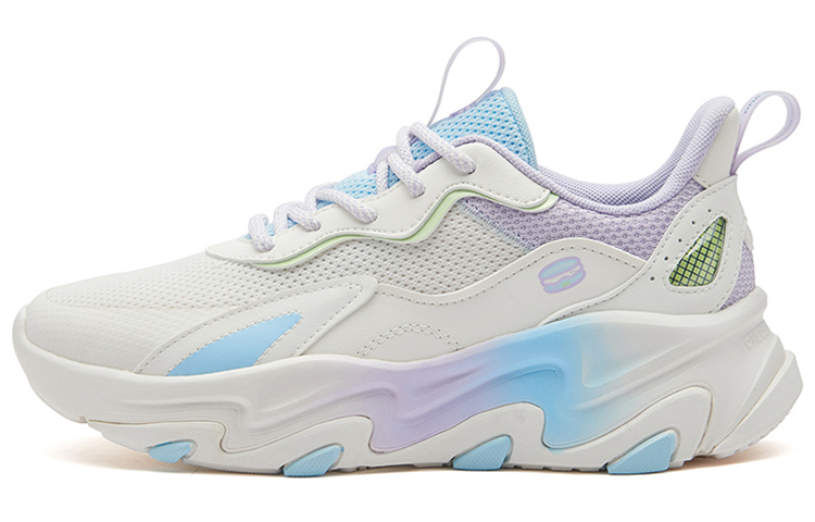 361° Chunky Sneakers Women's Low-Top White/Purple