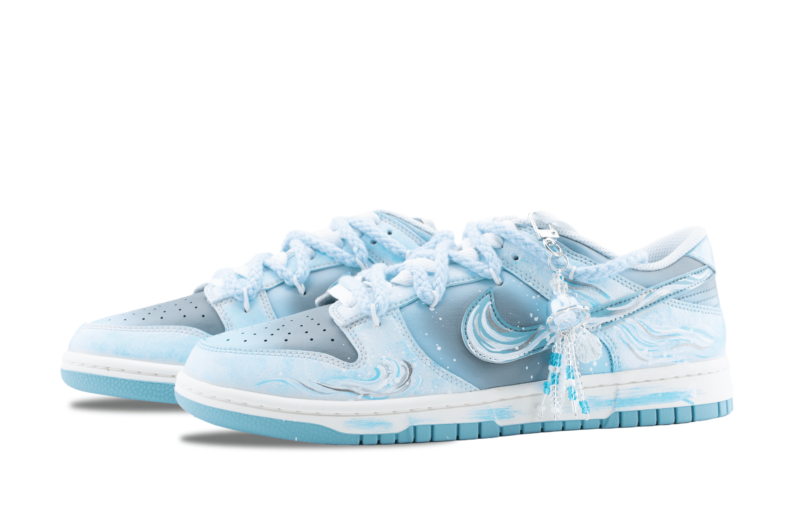 Nike Dunk Blue Bell Dream Abrasion Resistant Low Top Skateboard Shoes Men's Blue купить в интернет-магазине Yoocart с быстрой доставкой по России.