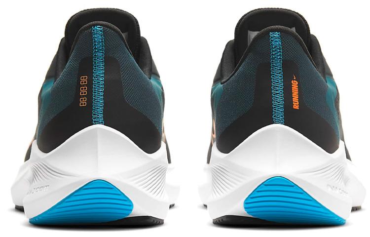 Nike Air Zoom Winflo 7 Black Atomic Orange купить в интернет-магазине Yoocart с быстрой доставкой по России.