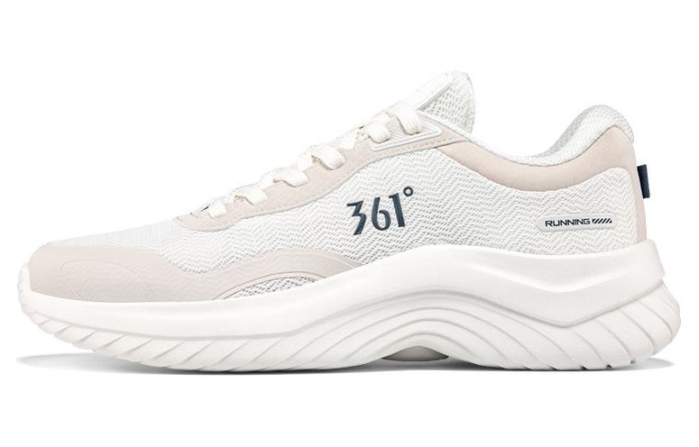 361° Lightweight Rebound Low Top Running Shoes Men's White