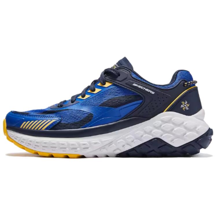 Skechers Sport Cushioned Slip-Resistant Low-Top Casual Shoes Men's Blue