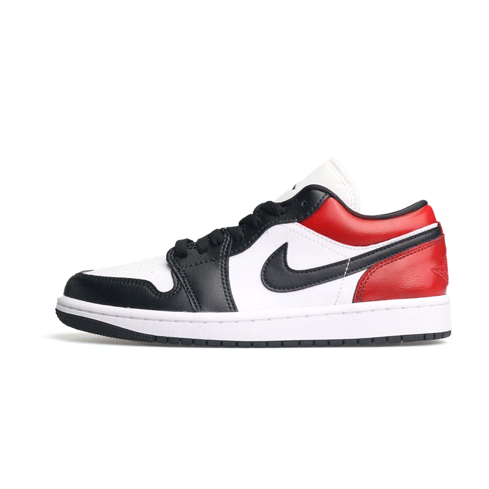 Jordan Air Jordan 1 Vintage Basketball Shoes Unisex Low top White/Black/Red