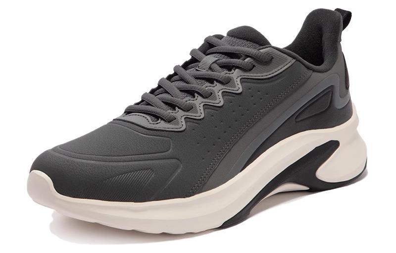 361° Cushioning, Wear Resistant Low Top Running Shoes Men's Gray White