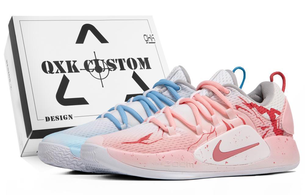 Nike Hyperdunk X Basketball Shoes Men Low Top Blue/White/Pink