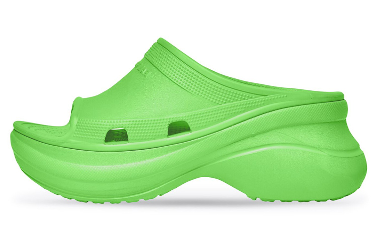 Balenciaga X Crocs Pool Slide Sandal Neon Green