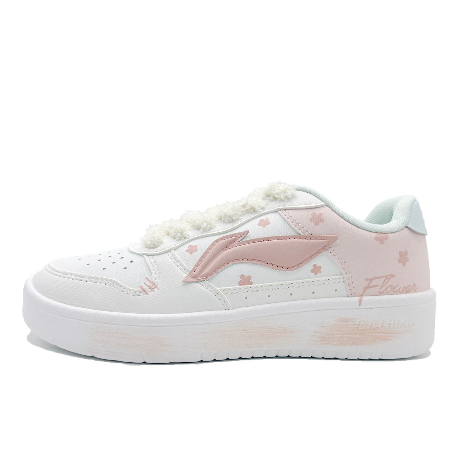 LINING Pontoon Boats Skateboard Shoes Women's Low top Pink
