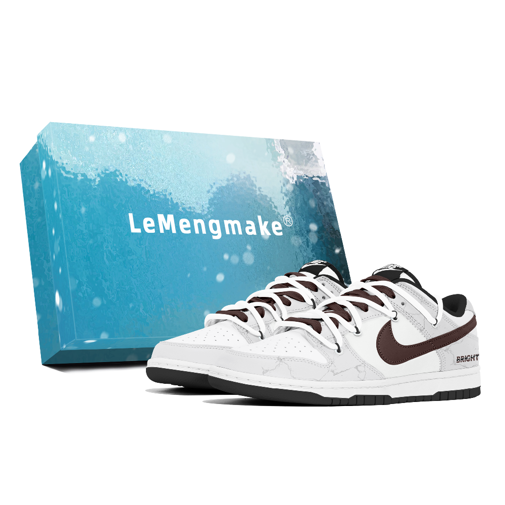 Nike Dunk Lemon Joy Abrasion Resistant Low Top Skateboard Shoes Unisex Gray