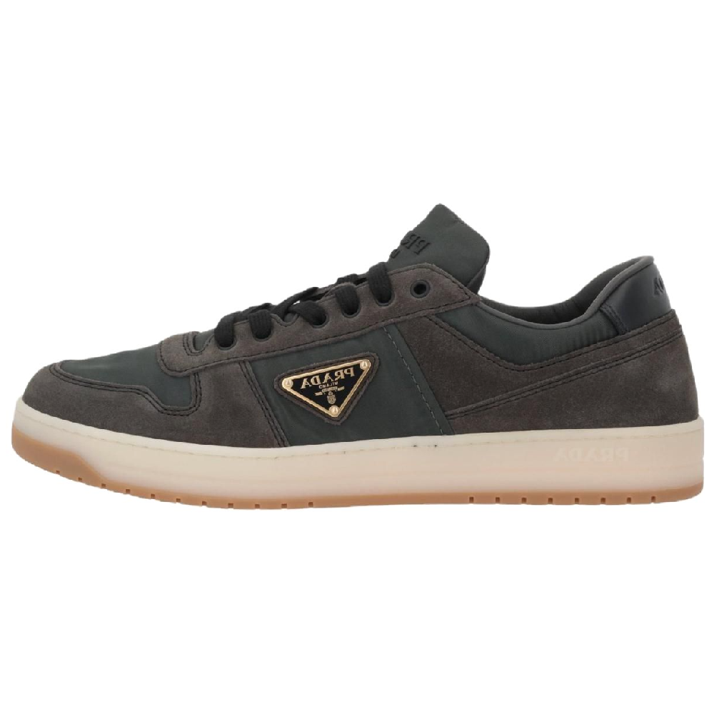 PRADA Downtown Skateboard Shoes Men Low-Top Dark Green