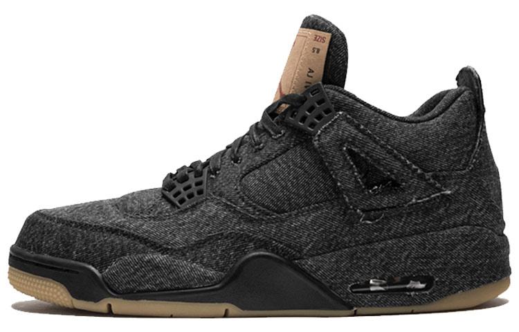 Jordan 4 Retro Levi's Black Levi's Tag