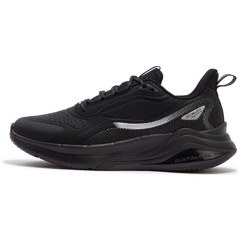 361° Cushioned Slip-Resistant Low-Top Running Shoes Men's Black