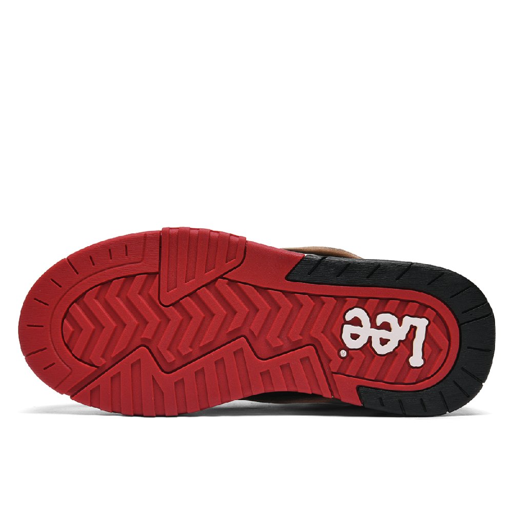 Lee Minimalist Style Fashion Trend Versatile Commute Low Top Height Increasing Skateboard Shoes Men's