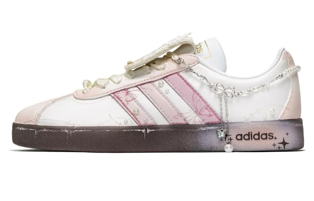 Adidas VL Court 2.0 Skateboard Shoes Unisex Low top White