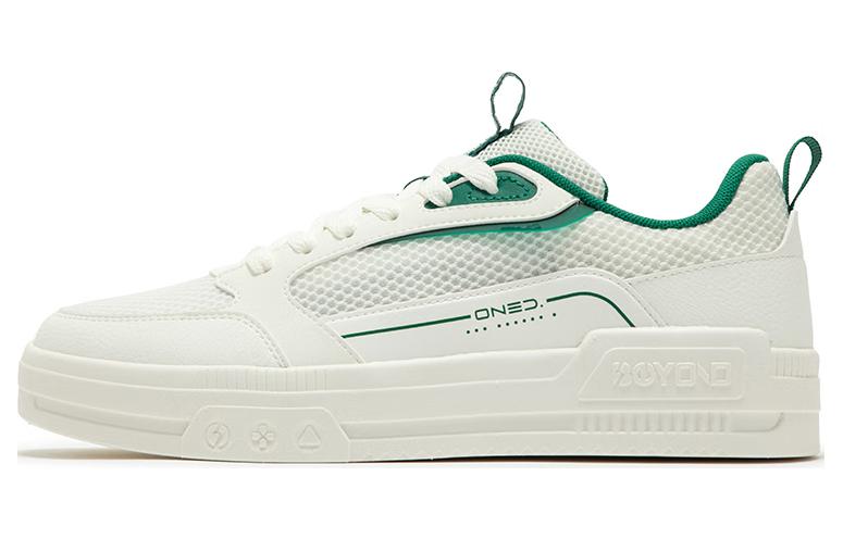 361° Slip Resistant Shock Absorbers Low Top Skateboard Shoes Men's White Green