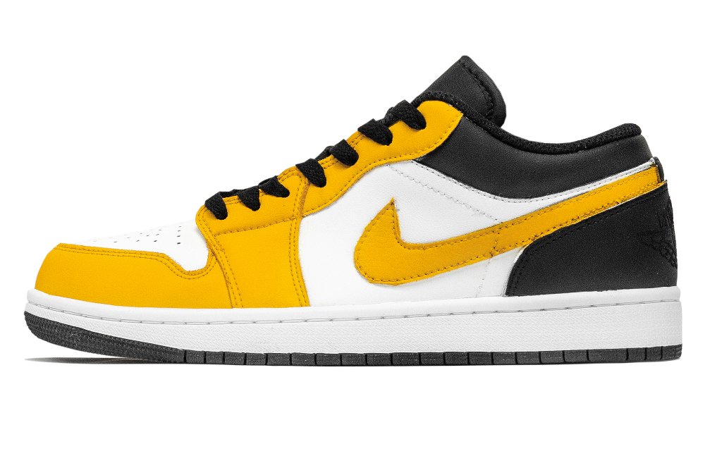 Jordan Air Jordan 1 Shock Absorbers Low Top Vintage Basketball Shoes Unisex Yellow White Black