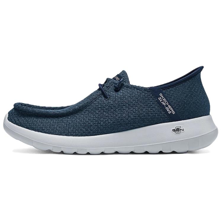Skechers MEN'S GO WALK Wear-Resistant Low-Top Casual Shoes Men's Blue