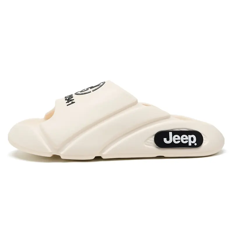 Jeep EVA Slide Slippers Men's White