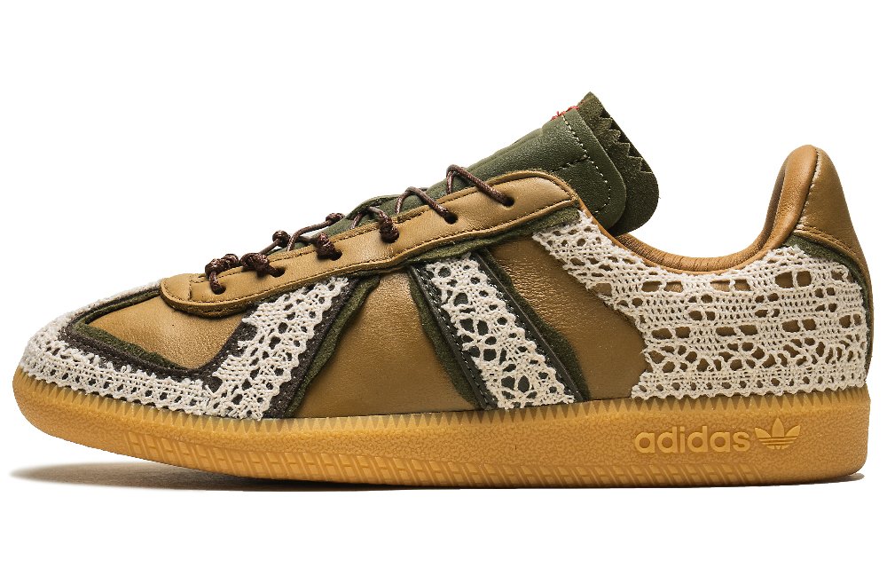 Adidas Originals BW Army Low-Top Skateboard Shoes Women's Green Gray