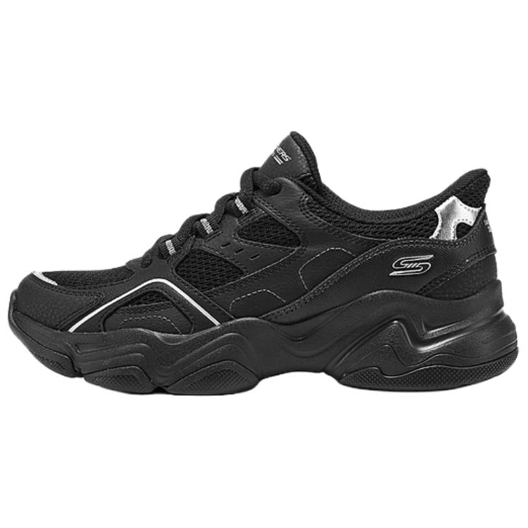 Skechers Slip ins Cushioning, Wear Resistant Chunky Sneakers Women's Black