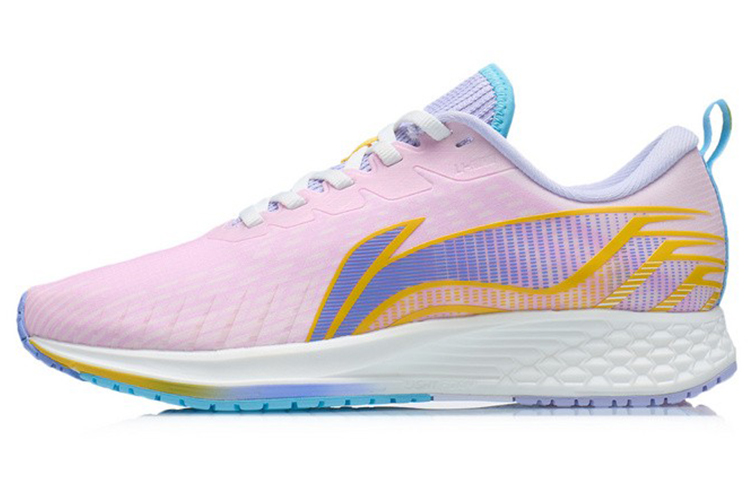 LiNing Red Hare 1 Shock Absorbers Rebound Low Top Running Shoes Women's Peachy Pink