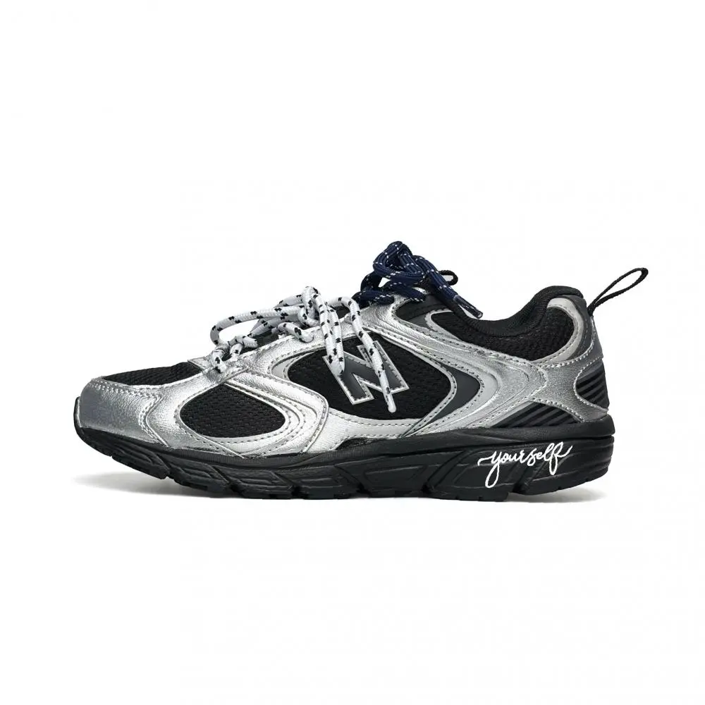 New Balance 408 Abrasion Resistant Low top Running Shoes Unisex Silver