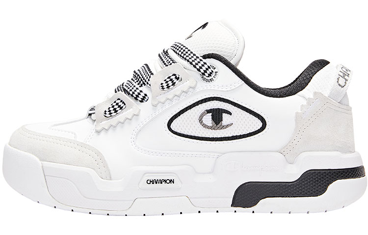 Champion Valve V2 Low-Top Skateboard Shoes Women's White Black
