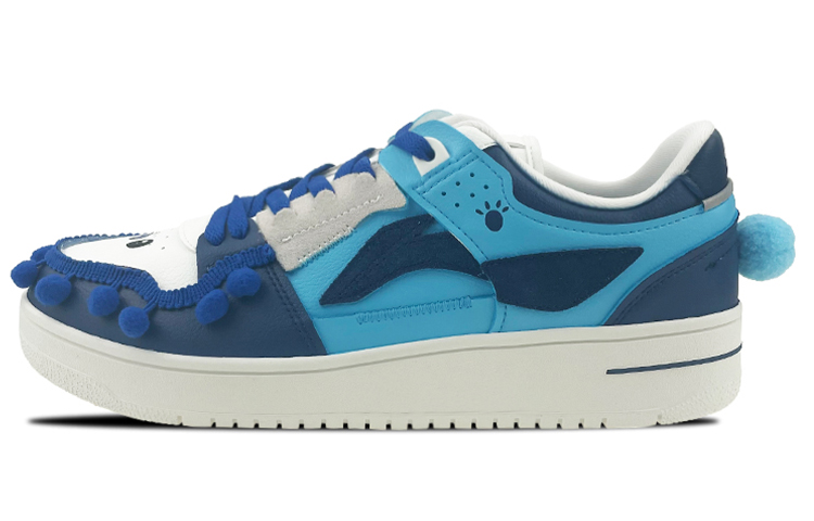 LINING Tianji Skateboard Shoes Men's Low Top White/Blue