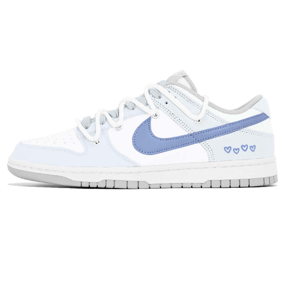Nike Dunk Lemon Joy Abrasion Resistant Low Top Skateboard Shoes Women's Blue