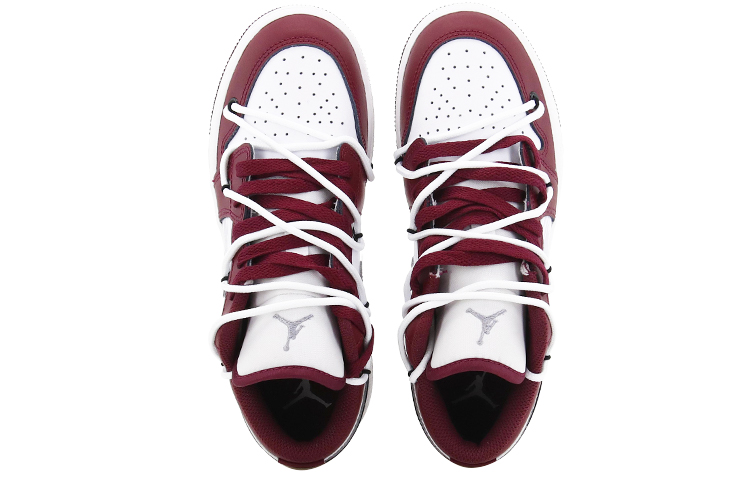 Jordan Air Jordan 1 Low Vintage Basketball Shoes GS White Red купить в интернет-магазине Yoocart с быстрой доставкой по России.