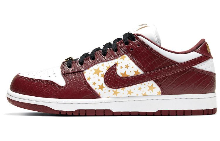 Nike Sb Dunk Low Supreme Stars Barkroot Brown 2021
