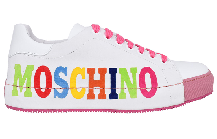 MOSCHINO Logo Low-Top Multicolor Women's