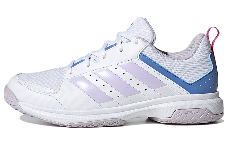 Adidas Ligra 7 Indoor Shoes 'Cloud White / Blue Fusion' Women's
