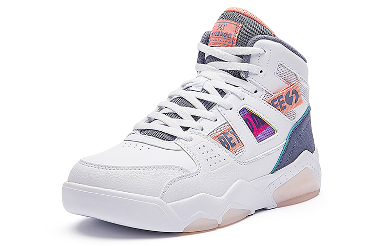361° Warm High-Top Skateboard Shoes Women's Matte Blue