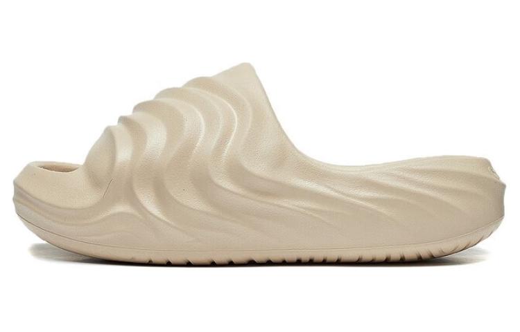 LiNing Puff Slay Slide Slippers Women's Light Creamy Brown