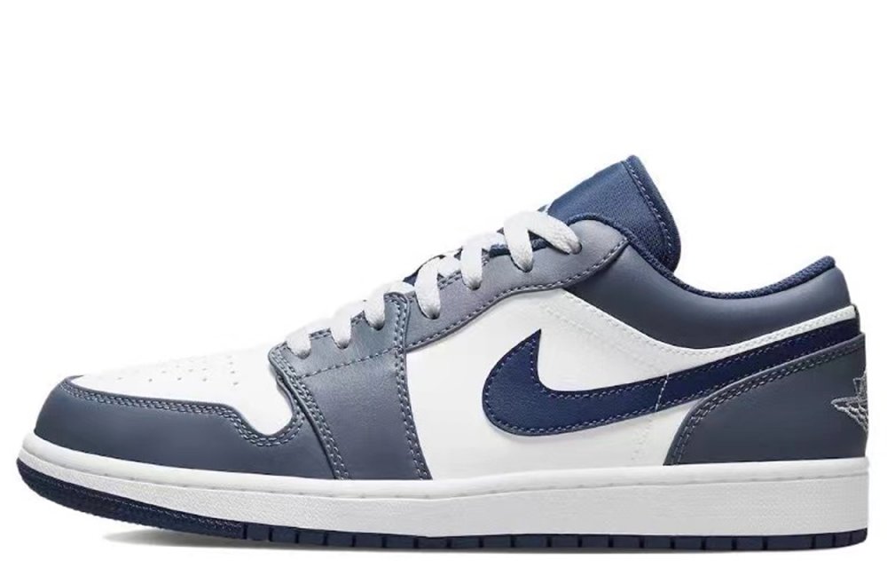 Jordan Air Jordan 1 Vintage Basketball Shoes Men Low Top Black/Gray/Brown