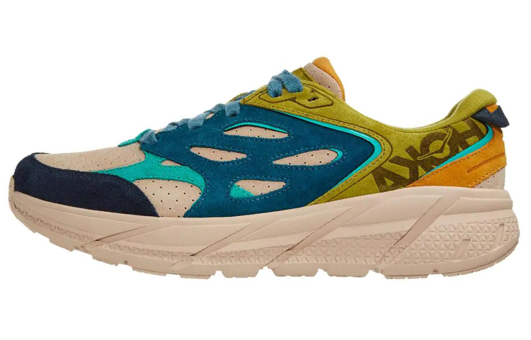 HOKA ONE ONE Clifton L Suede 'Multi-Color Shifting Sand'