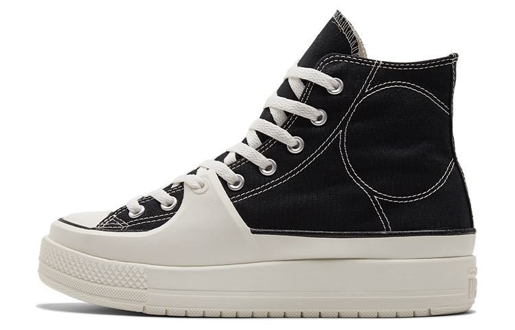 Converse Chuck Taylor All Star Construct Hi Black Vintage White